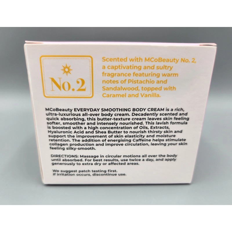 MCoBeauty Smoothing Body Cream All Skin Types 8.11 Fl Oz