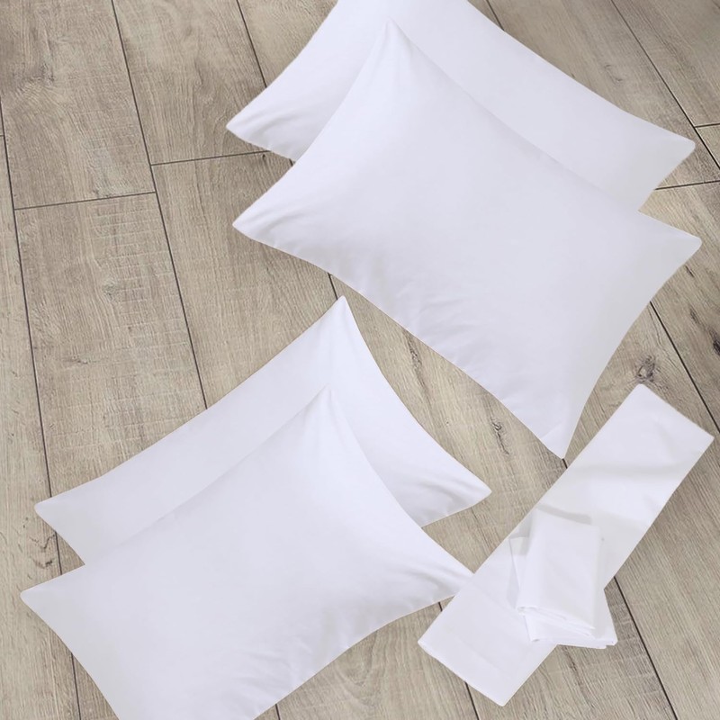 Hachette Pillow Cases 4 Pack Egyptian Cotton 200 Thread Count