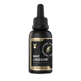 The Beard Struggle Night Liquid Elixir Beard Oil Gold Collection 30ml, Hoenir's Poem / 30ml