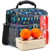 FlowFly Double Layer Cooler Insulated Lunch Bag Adult Lunch Box