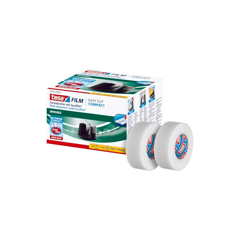 Tesa Easy Cut Compact Promo Value Pack Tesafilm Eco &