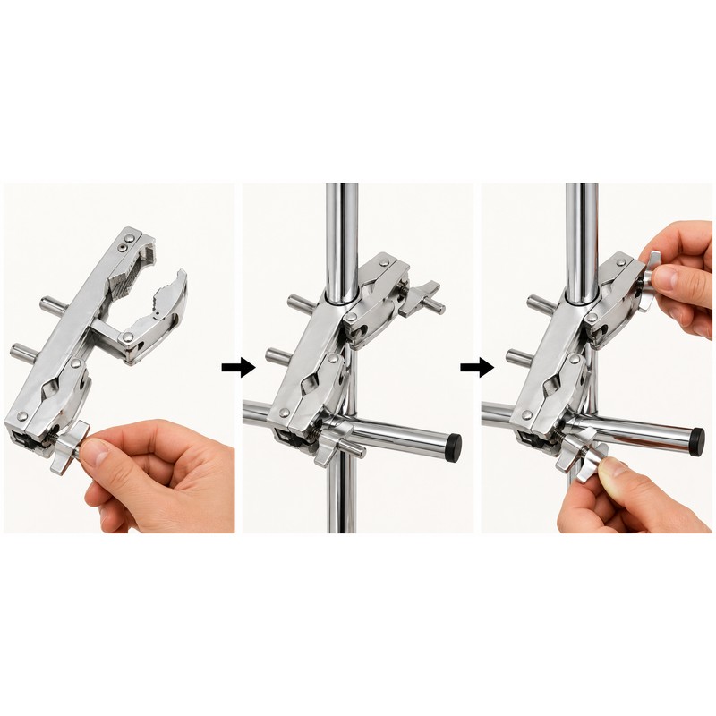 Adjustable Quick Release Cymbal Stand Clamp Holder for Drummers –