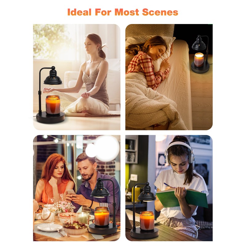 Candle Warmer Lamp,Candle Lamp,Candle Warming Lamp with Timer Dimmer -