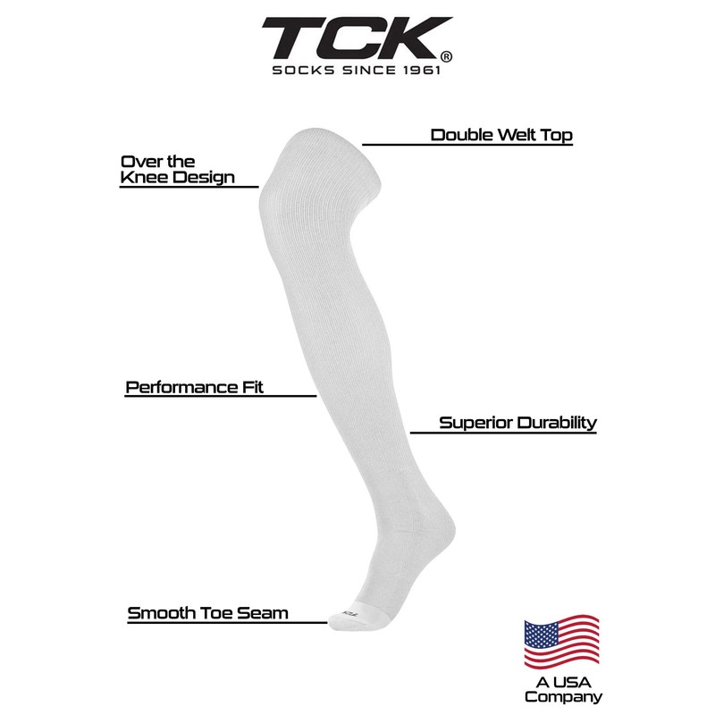 TCK Prosport Baseball Socks and Belt Combo Over the Knee