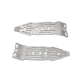 XBERSTAR RC Chassis Armors for ARRMA 1/8 Mojave 4S RC Stainless Steel Chassis for ARRMA 1/8 Mojave 4S RC Guard Armor Skid Plate Armor Upgrade Part