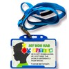 My Son has Autism/is Autistic Disability ID Card & Blue