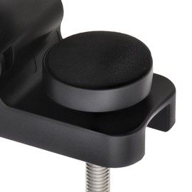 OriGlam Desk Clamp, Plastic Bracket Stand, C-Clamp Base Holder, Table Mounting Clamp, Light Mounting Bracket Replacement Clip for Microphone Mic Arms Table Lamp Desktop (0.47" Hole Dia)