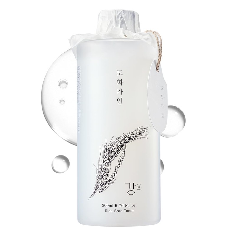 Tónico de salvado de arroz coreano para el rostro (tonifica,