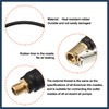 INFINAUTO 2m Car Tire Inflator Extension Hose Chuck Adapter Connect