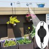 WUBAYI 2 Pack Retractable Pulley Hangers, Adjustable Rope Hook for