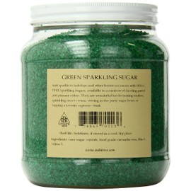 India Tree Emerald City Green Sparkling Sugar, 3.4 lb (Pack of 2)