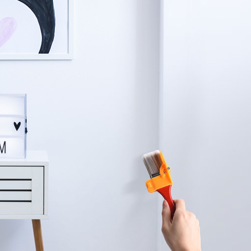 5pcs Edge Painting Brush Durable Compact Light Trim Paintbrush for