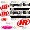 Ingersoll Rand P175, P185 Air Compressor Decal Set.