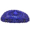 Elegantes Embragues de Cristal para las Mujeres Peacock Bolso de