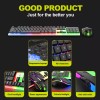 DONWELL GT100 Wired Gaming Keyboard Mouse Kits with Mechanical Feel