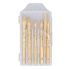 6Pcs Cross Spearhead Drill Bit Carbide Hex Shank Drilling Tool