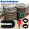 Rain Barrel Hose Connector Kit to Link Rain Water Collection