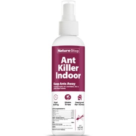 NatureStop Ant Killer Spray for Indoor Use, Fast-Acting Ant Control, 6 oz (180mL)