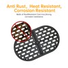 NEURARC Cast Iron Cooking Grates with Divider for Primo Oval