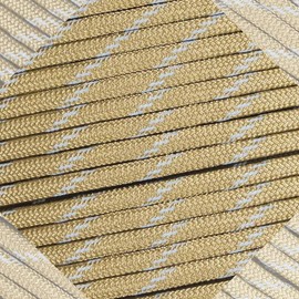 Fluorescent Reflective 550 Paracord (Reflective Coyote Brown, 10 Pack)