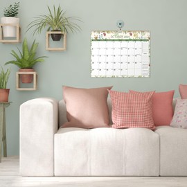 Calendar 2025-2026 - Wall Calendar 2025-2026 with Thick Paper, 2025-2026 Calendar, 37 x 29 cm, July 2025 - December 2026, green