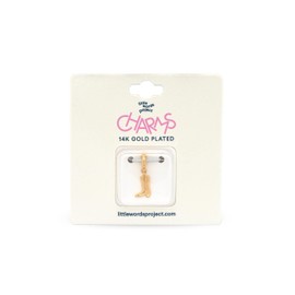 Little Words Project Puffy Butterfly Charm, Customizable Jewelry for Bracelets, Necklaces, Keychains & More