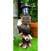 Ebros 'Home of The Brave' Patriotic Eagle Night Light Statue