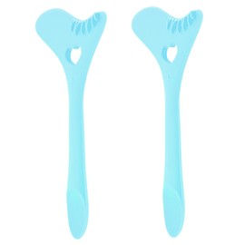 Baluue 2pcs Reusable Lower Eyeliner Stamp Tool Bottom Eyelash Stamp Applicator for Makeup Lightweight Portable Eye Makeup Stencil for Effortless Application for Beginners Professionals