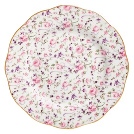 Royal Albert New Imperial Rose Vintage Plate 1P (Rose Confetti) / 로얄알버트 뉴황실장미 빈티지 접시 중 1P(로즈컨페티)