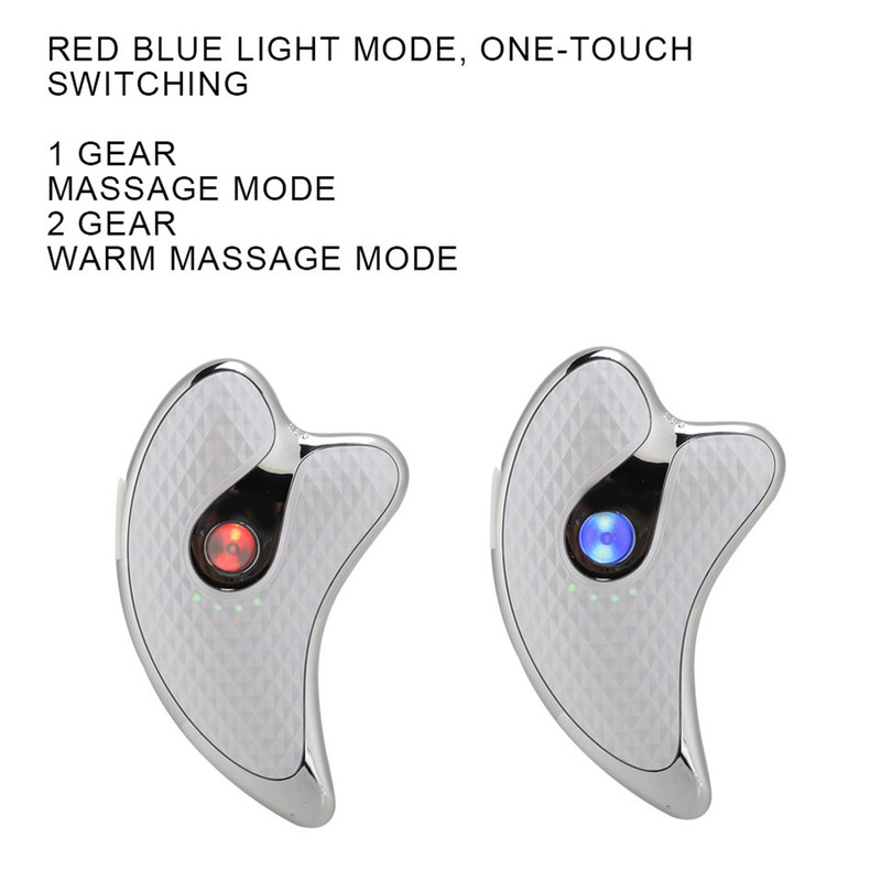 Microcurrent Facial Scraper Massager Electric Face Lifting Firming Beauty Scraping