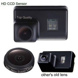 Dynavsal 1280 * 720 Pixel 1000TV Lines HD Lens Backup Camera, Night Vision Reversing System, License Plate Light Reversing Camera Rear View Camera for Peugeot 206 207 306 308 307 406 407 5008 Partner