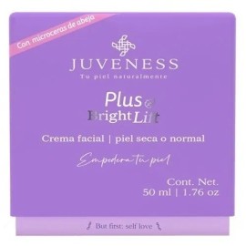 Crema Hidratante Facial Juveness Bright Lift Ácido Hialurónico 50ml