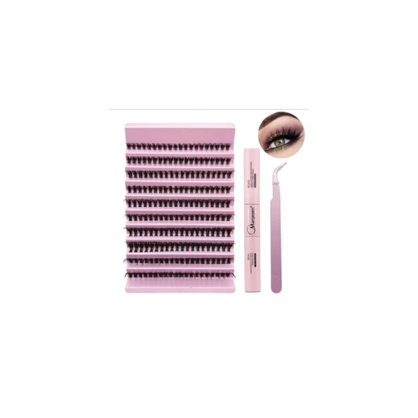 Premium Eyelash Extension Kit, 30D/40D Volume Lashes with Bond and
