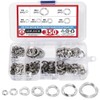 350PCS Spring Wave Washer Gasket Assortment Kit, M3 M4 M5