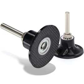 2 Inch Disc Pad Holder with ¼” Shank, Die Grinder Sanding Suitable for Roloc, Quick Change Medium Disc Attachments for Polishing, Sanding and Surface Preparation, 2 Pack – by Ram Pro