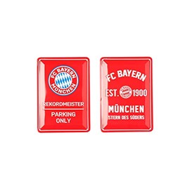 FC Bayern München Metal Sign Set of 2