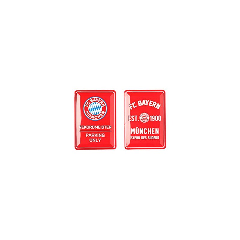 FC Bayern München Metal Sign Set of 2