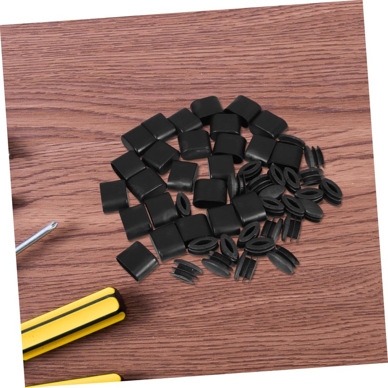 IWOWHERO Furniture Leg Socks 50pcs Chair Leg Floor Protectors Soft