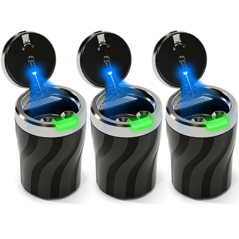 Car Ashtray, Chingde Ashtray, Car Ashtray with Lid Smell Proof,