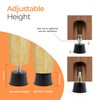 M6 Thread Rubber Furniture Leveling Feet Screw in Threaded Furniture