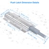 Push Open Door Latch, Jiayi 2 Pack Magnetic Cabinet Push