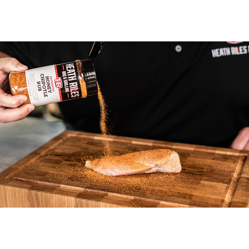 Heath Riles BBQ Honey Chipotle Rub Combo with Refill Bag