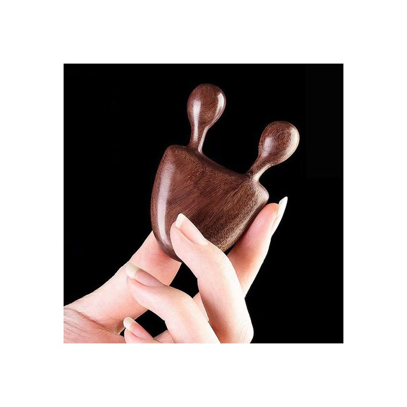 Monaco Olive Wood Eye Solid Wood Gua Sha Massager Eye