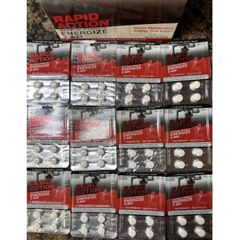 Rapid Action 2 WayEnergize #1 Metabolism Metabolism Energy 12 Packs 48 Pills FS