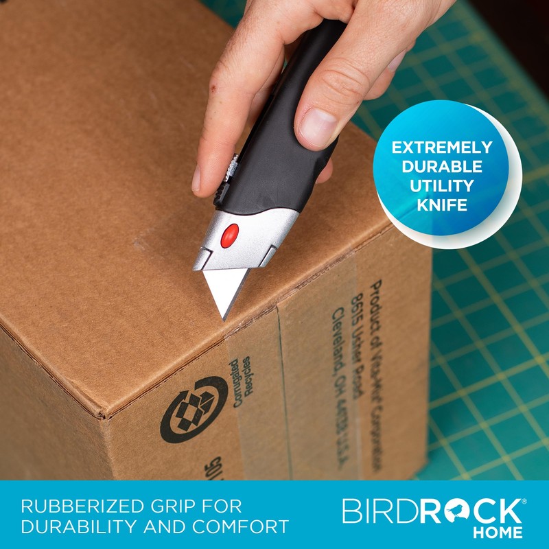INTERNET'S BEST Premium Utility Knife Set | Retractable Box Cutter