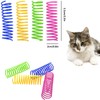 Pack of 40 Cat Spring Toys, Plastic Spiral Springs, Novelty