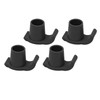 4 Pcs Walker Glide Skis Rubber Universal Walker Ski Glides