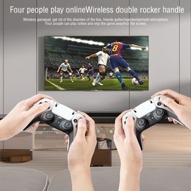 X2 Plus Retro Game Stick,Plug and Play Video Game Stick Built in 25000+ Games,58 simulators,Supports Wireless and Wired joysticks, up to Four joysticks (X2PLUS-64G)