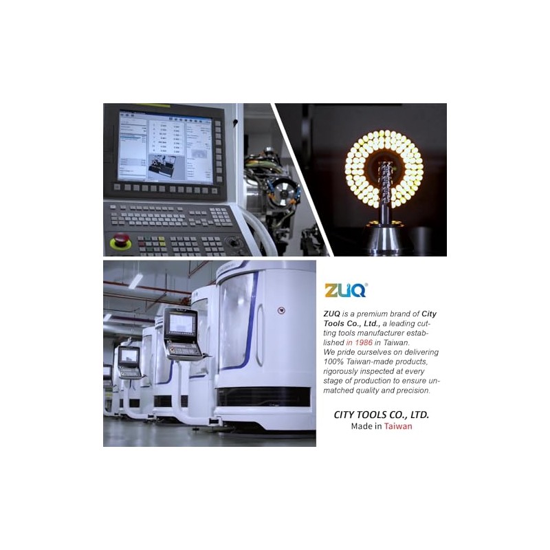 ZUQ 1/4" Radius Round Over Router bit, Precision Carbide Tipped