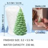 ZAKVOOR 3D Large Christmas Tree Shape Candle Mold for Candle